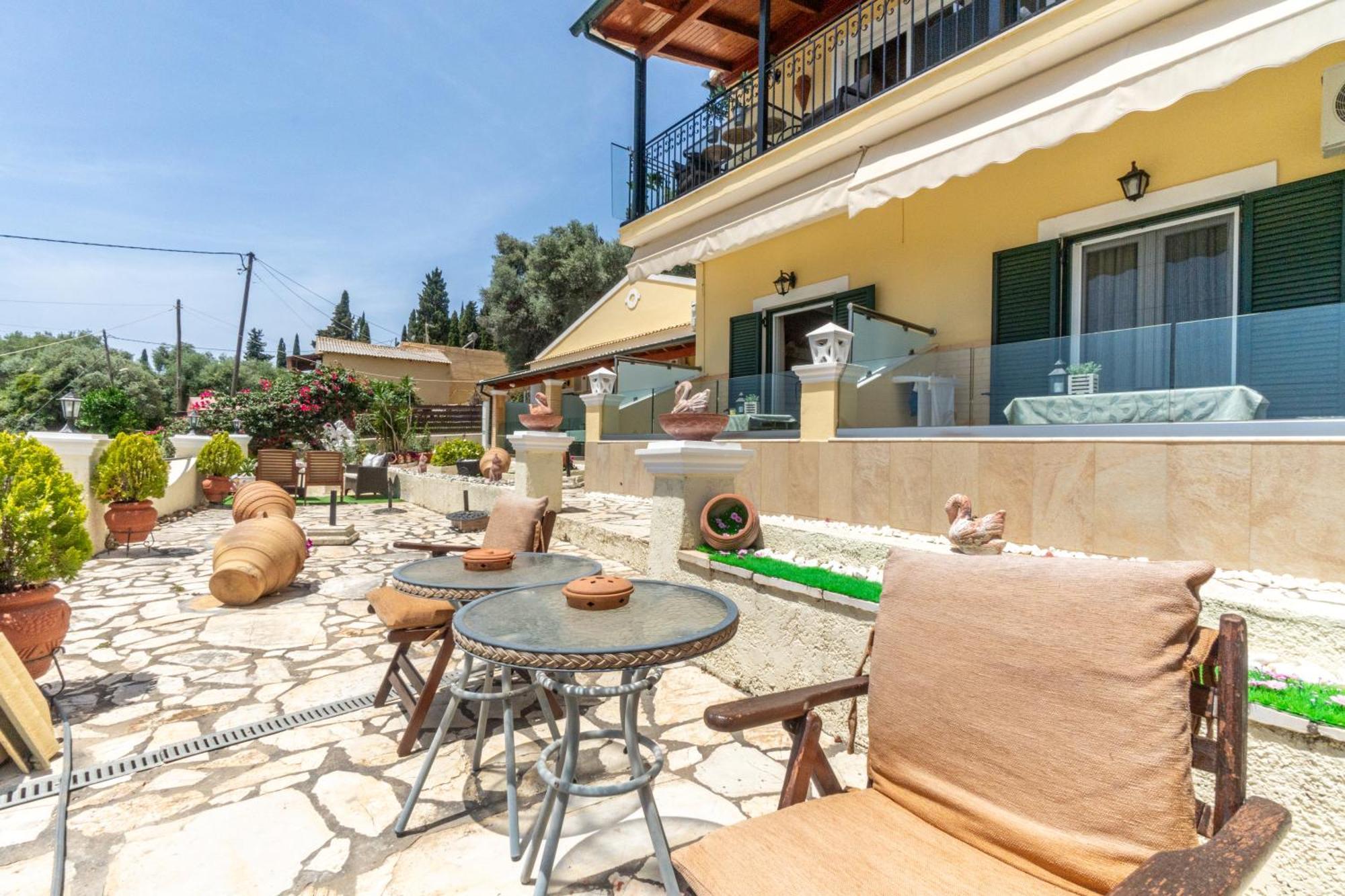 Villa Angela Panorama Palaiokastritsa Esterno foto