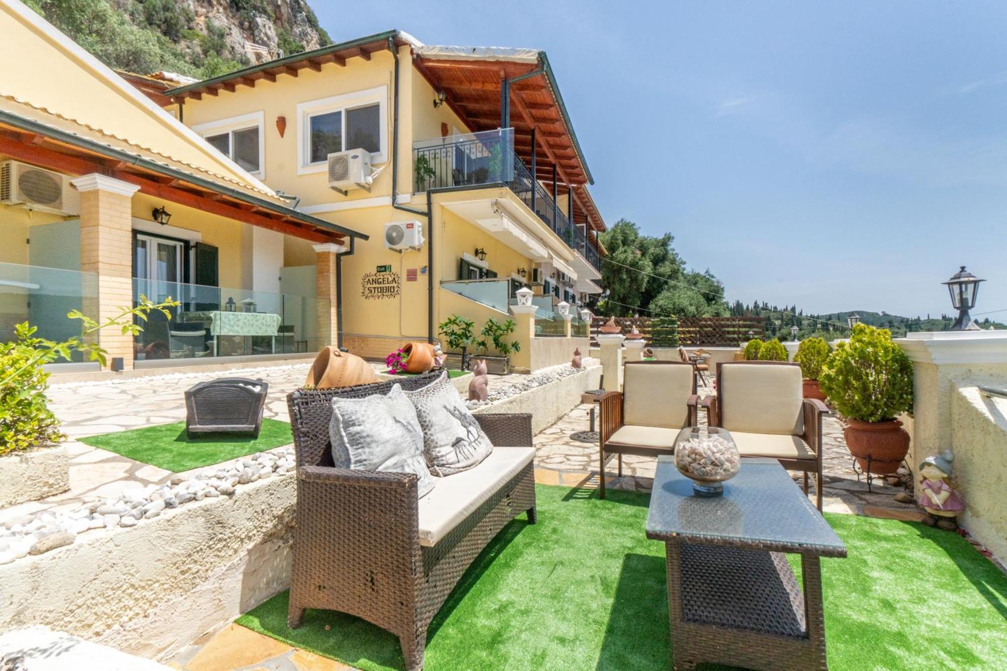 Villa Angela Panorama Palaiokastritsa Esterno foto