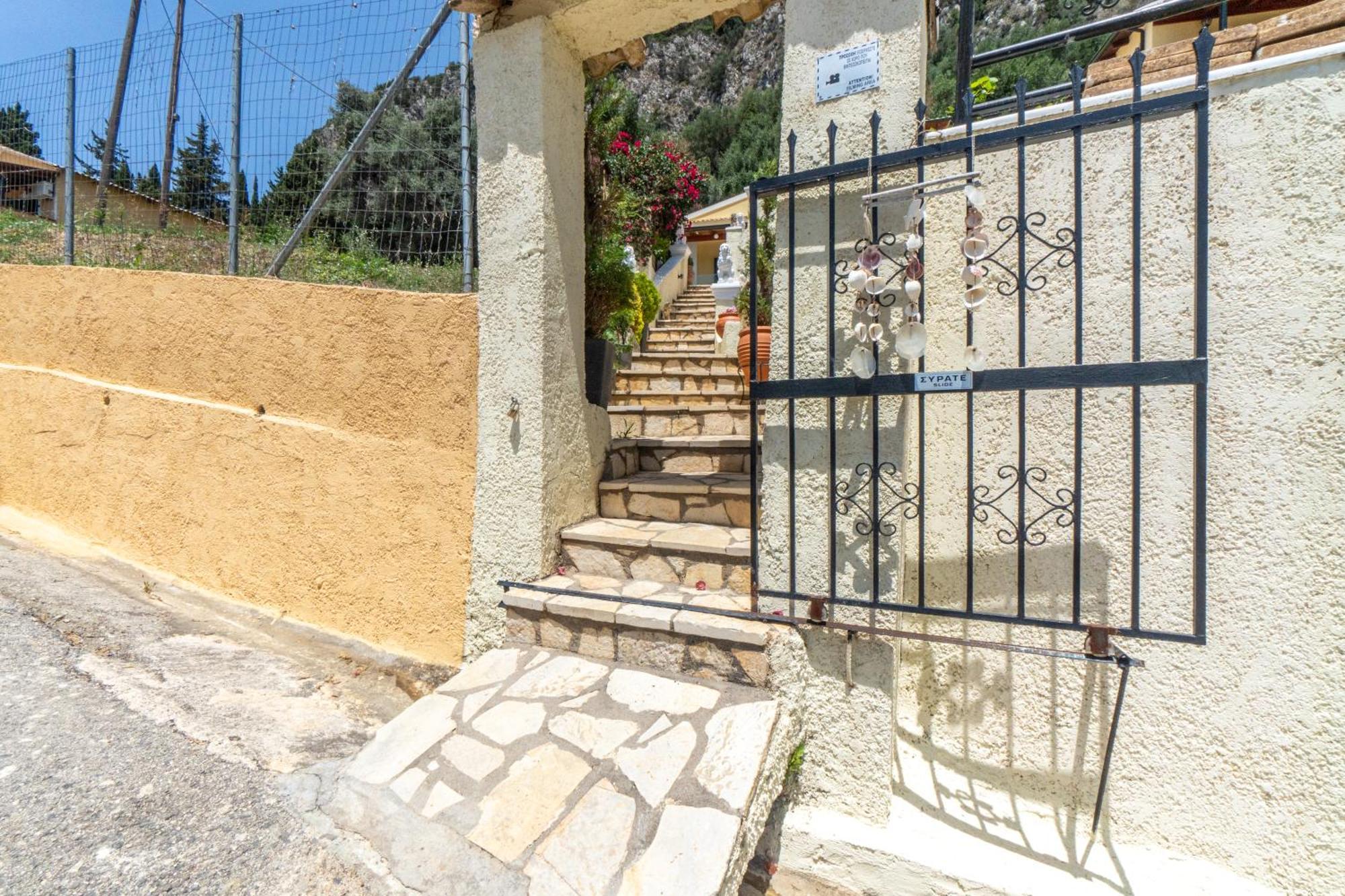 Villa Angela Panorama Palaiokastritsa Esterno foto