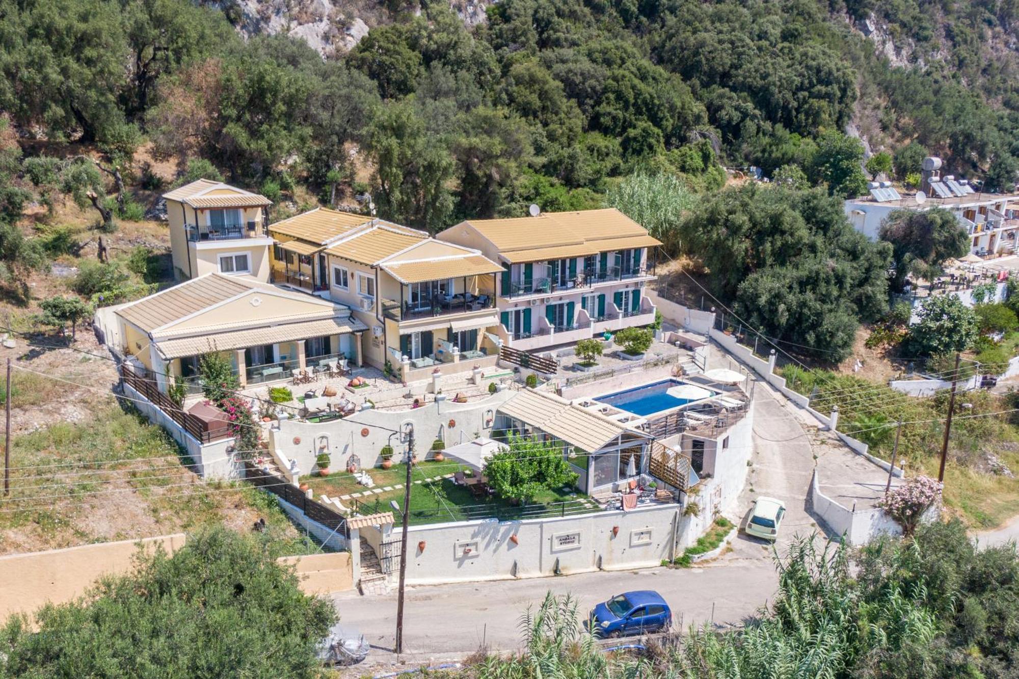 Villa Angela Panorama Palaiokastritsa Esterno foto