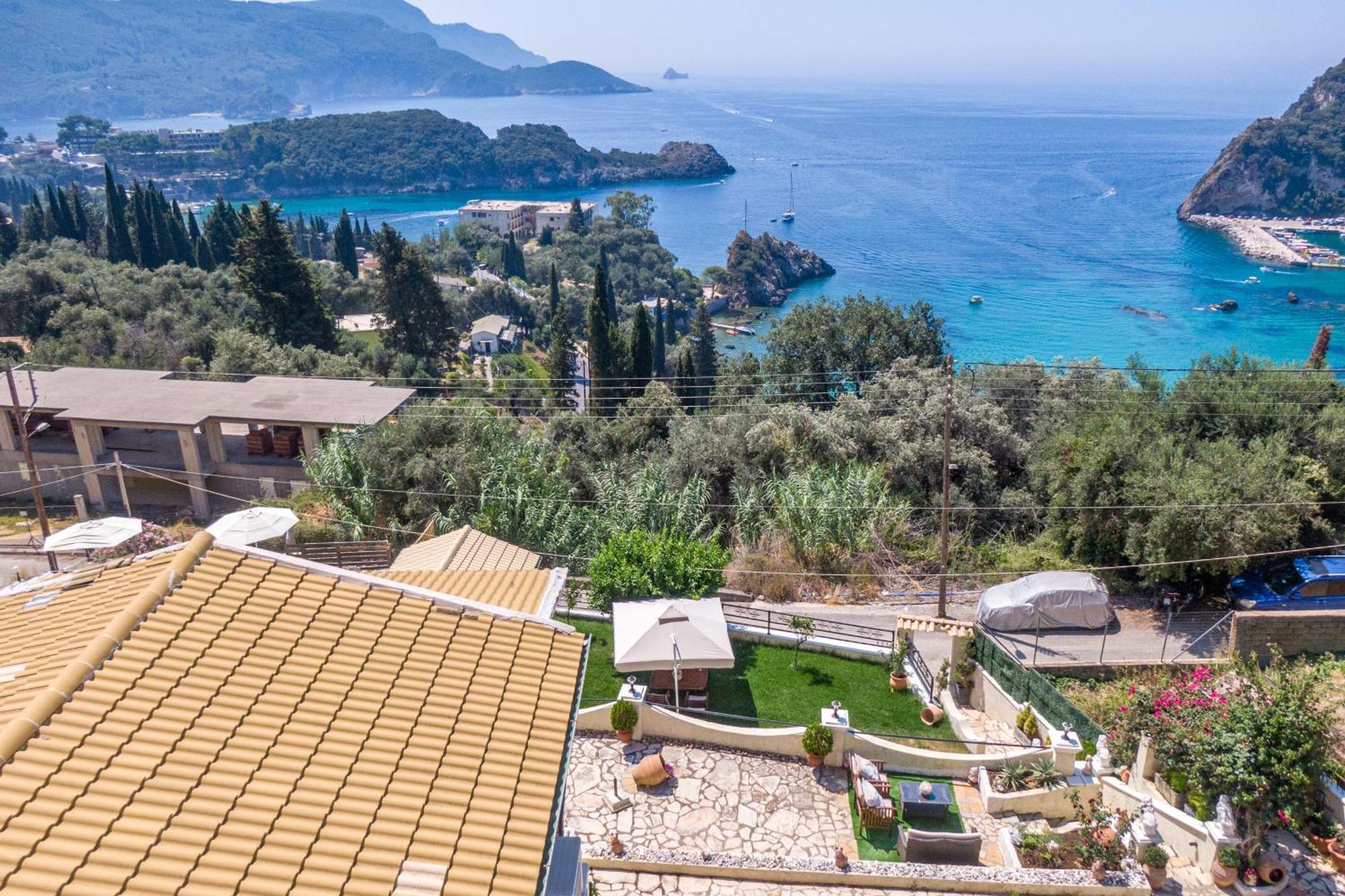 Villa Angela Panorama Palaiokastritsa Esterno foto