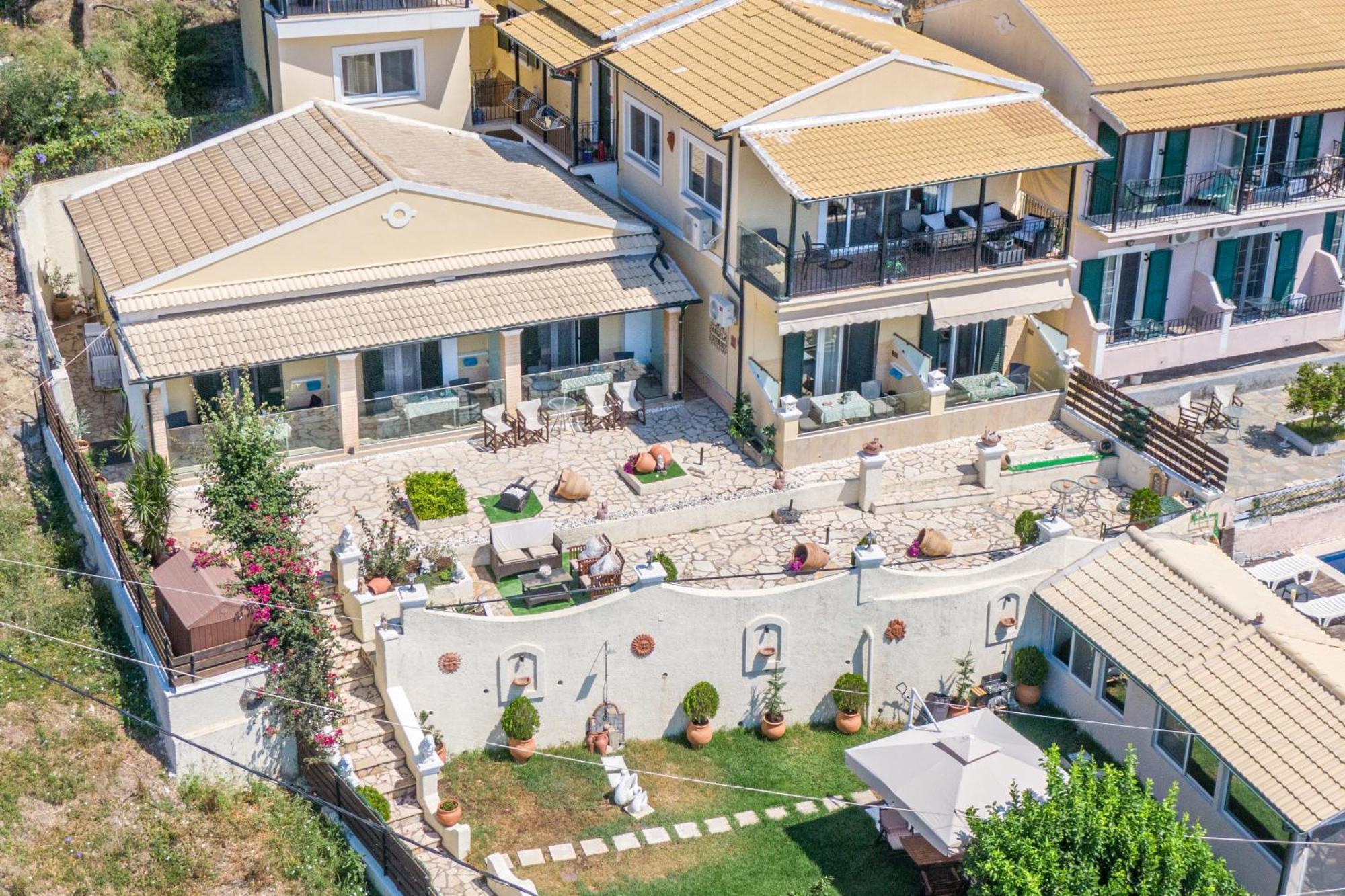 Villa Angela Panorama Palaiokastritsa Esterno foto