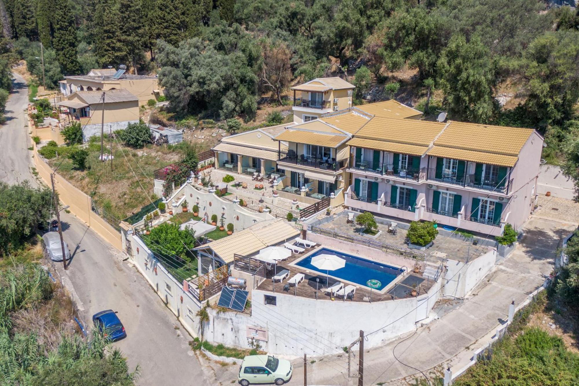 Villa Angela Panorama Palaiokastritsa Esterno foto