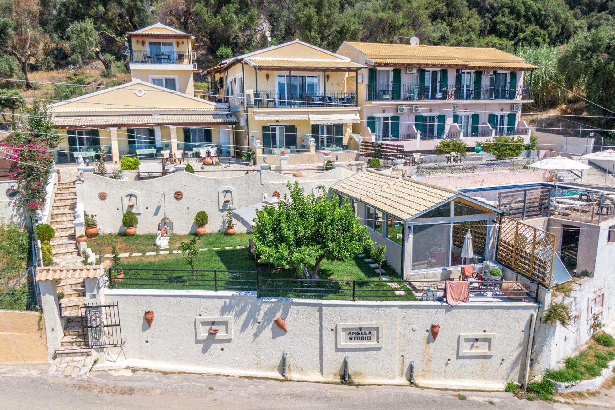Villa Angela Panorama Palaiokastritsa Esterno foto