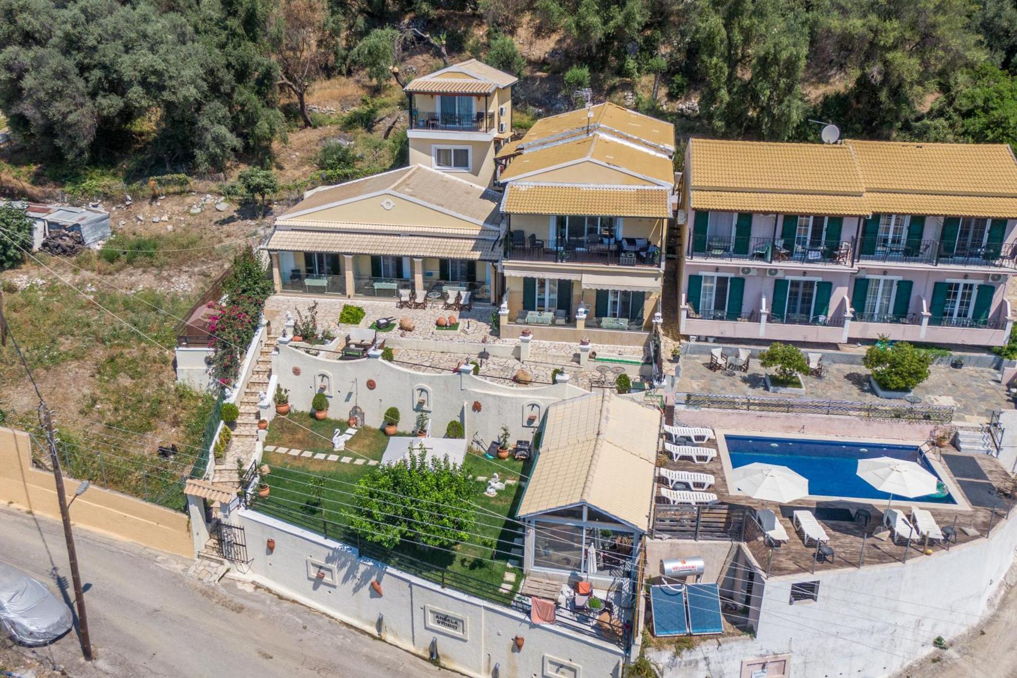 Villa Angela Panorama Palaiokastritsa Esterno foto